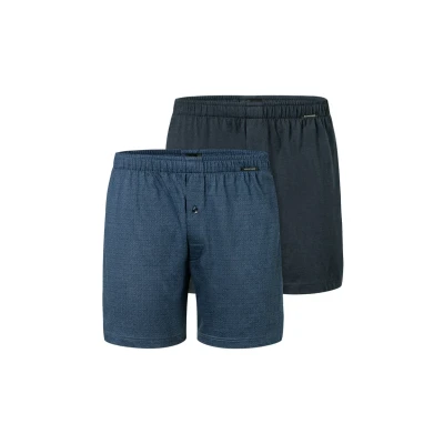 Abbildung von Schiesser Herren 2 Pack Baumwolle Jersey weich Multipack Jerseyboxer Boxershorts, Sortiert 4_182427, 5