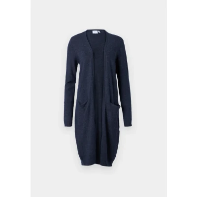 Abbildung von VILA LONG NOOS Strickjacke, Damen, Größe: XL, Total eclipse/melange