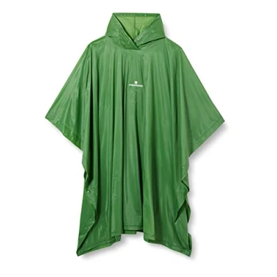 Abbildung von Ferrino Kinder Poncho Regenponcho, Grün, 130 cm