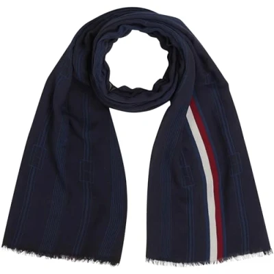 Abbildung von Tommy Hilfiger Essential FLAG Scarf Tuch, Damen, Größe: One Size, Space blue