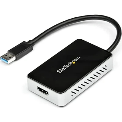 Abbildung von StarTech USB32HDEH Multi Monitor Super Speed Adapter (USB 3.0 Typ A Stecker auf HDMI Buchse und USB Buchse)
