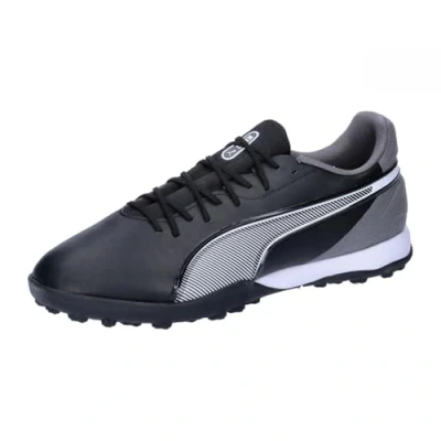 Abbildung von Puma KING Match TT Fußballschuh Multinocken, Herren, Größe: 47, Black/white/cool dark gray Schuhe