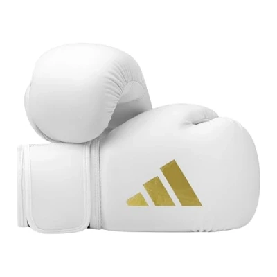 Abbildung von adidas Boxhandschuhe Speed 50, Erwachsene, Boxing Gloves 14 oz, Punchinghandschuhe komfortabel und langlebig, weiß