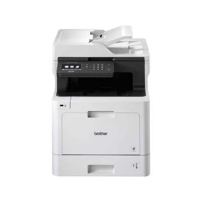 Abbildung von Brother DCP L8410CDW Professionelles 3 in 1 Farblaser Multifunktionsgerät (31 Seiten/Min., Drucker, Scanner, Kopierer) weiß/schwarz