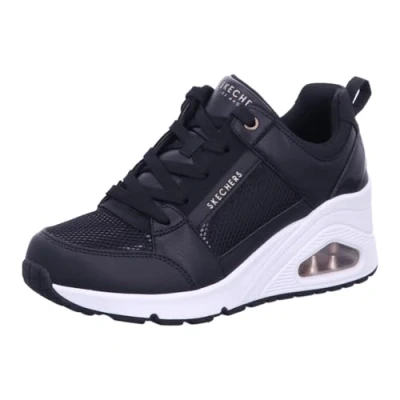 Abbildung von Skechers Damen UNO Wedge Sneaker, Schwarz, 38.5 EU