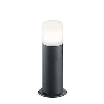 Abbildung von Trio Leuchten Außen Pfosten Hoosic 524060142, Aluminium Druckguss anthrazit, Kunststoff weiß, exkl. 1x E27