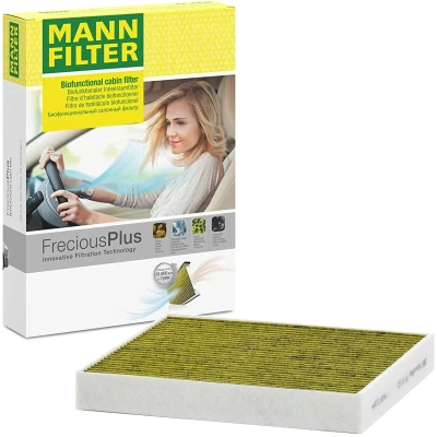Abbildung von MANN FILTER FP 24 021 Innenraumfilter Aktivkohlefilter mit Polyphenol 217 240 32