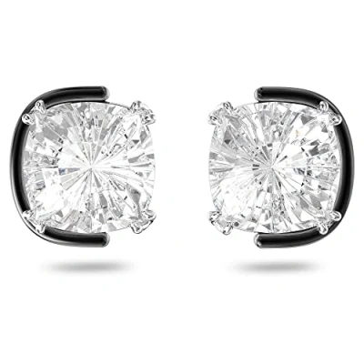 Abbildung von Swarovski Harmonia Ohrringe, Damen, Größe: One Size, Transparent/black