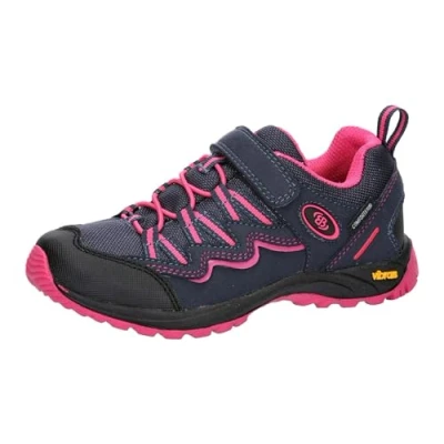 Abbildung von Brütting Jungen Mädchen Atlanta Low VS Trekkingsschuhe, Marine/Pink, 29 EU