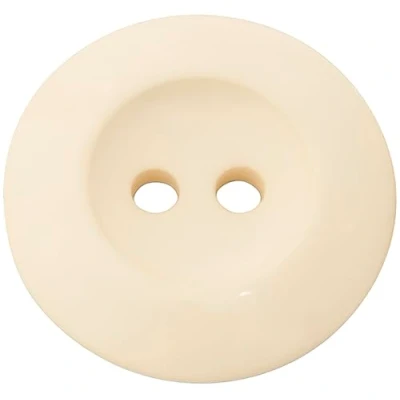 Abbildung von AERZETIX C74097 10er Set Nähknöpfe rund ∅20x3 mm mit 2 Löchern 32L L32 Farbe ecru aus Kunststoff Öffnung kurzwaren nähen kleidung dekoration