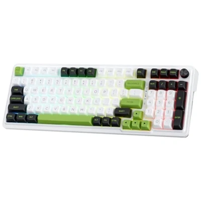 Abbildung von Redragon K686 PRO 98 Tasten Kabellose Gasket RGB Gaming Tastatur 3 Modi mechanische mit Hot Swap dedizierte Knopfsteuerung und 5 lagige Geräuschdämpfung, benutzerdefinierter linearer Schalter
