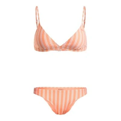 Abbildung von Roxy SET INTO THE SUN TIKI TRI FÜR Bikini, Damen, Größe: XL, Papaya punch novelta stripe h