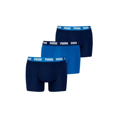 Abbildung von Puma MEN Everyday Boxer 3 PACK Panties, Herren, Größe: Small, True blue combo