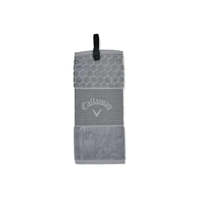 Abbildung von Callaway Golf Tri Fold Handtuch 2023, Einheitsgröße, Silber