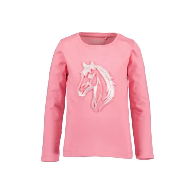 Abbildung von Blue Seven Langarmshirt für Kinder, Größe: 116, Rosa