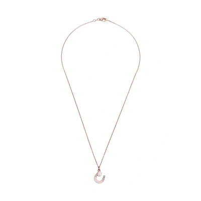 Abbildung von Elli Glass Crystal LUCK Halskette Rose goldcoloured, Damen, Größe: 45, gold coloured