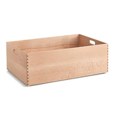 Abbildung von Zeller 13308 Allzweckkiste. Buche lackiert 40 x 30 15 cm, Sonstige