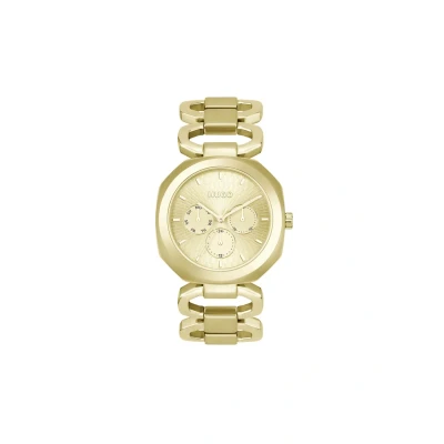 Abbildung von HUGO Intense Chronograph goldcoloured, Damen, Größe: One Size, Gold coloured