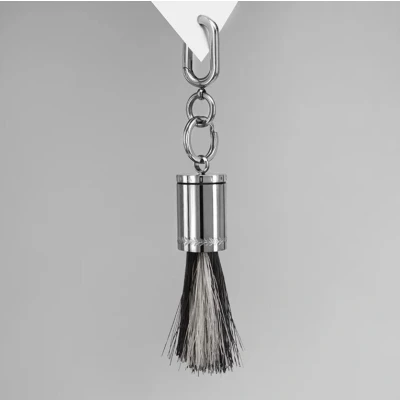 Abbildung von Ponytail&amp;Co Haken Pferdehaar Blatt Motiv Stahl XL