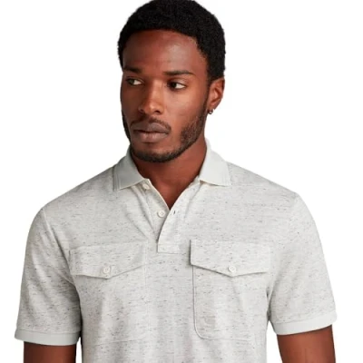 Abbildung von G Star Dunda Pocket Poloshirt, Herren, Größe: XL, Milk htr