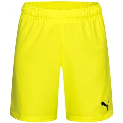 Abbildung von puma Unisex Teamgoal Jr Strick Shorts, Fluro Yellow PES Black, 128 EU