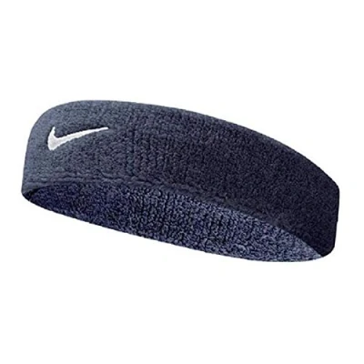 Abbildung von Nike Unisex Erwachsene Swoosh Headband/Stirnband, Blau (Obsidian/White), Einheitsgröße