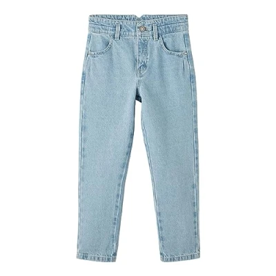 Abbildung von Name it Nkfbella MOM Jeans Relaxed Fit für Kinder, Größe: 170, Light blue denim