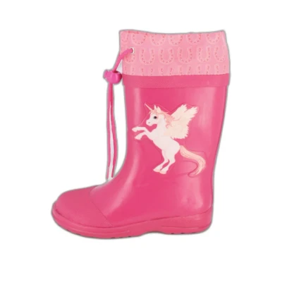 Abbildung von Beck Unicorn Gummistiefel für Kinder, Größe: 23, Pink Schuhe