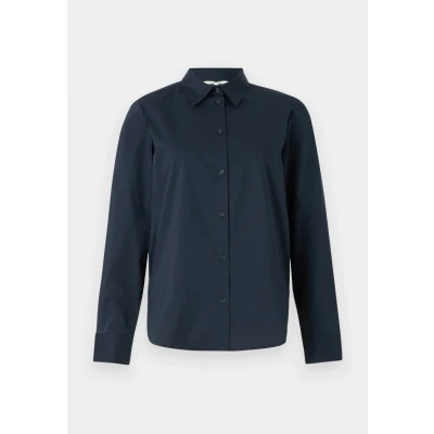 Abbildung von TOM Tailor Blouse Classic Shirt Hemdbluse, Damen, Größe: 38, Sky captain blue