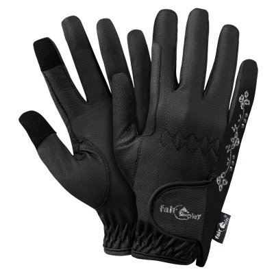 Abbildung von Fair Play Handschuhe Asti Fleur Schwarz L
