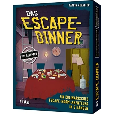 Abbildung von Das Escape Dinner Ein kulinarisches Room Abenteuer in 3 Gängen: Mit Rezepten. perfekte Geschenk für alle Rätsel Fans. Rätselseiten zum Freirubbeln. Ab 12 Jahren