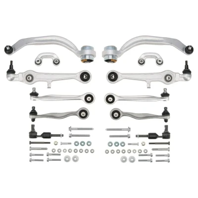 Abbildung von febi BILSTEIN 24902 Querlenker Reparatursatz Vorderachse links, rechts mit Koppelstange Plus AUDI: A4 B5 Avant, A6 C5 Avant