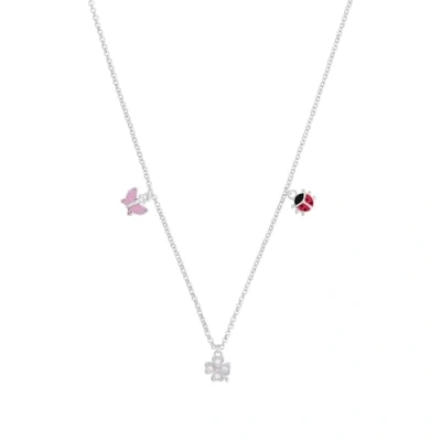 Abbildung von Prinzessin Lillifee Schmetterling Halskette für Kinder, Größe: 38, Rosa