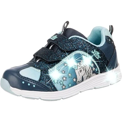 Abbildung von Lico Mädchen Unicorn V Blinky Sneaker, Marine Türkis, 34 EU