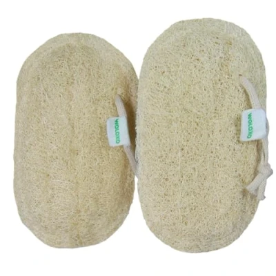 Abbildung von Natürlicher Luffa Schwamm für Körperpflege Peeling &amp; Massage Duschschwamm aus Gesicht Körper Vegan, biologisch plastikfrei