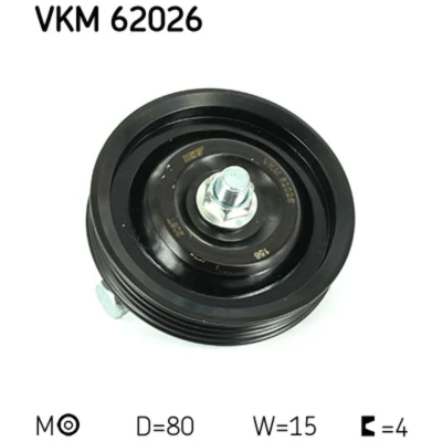 Abbildung von SKF VKM 62026 Spannrolle NISSAN: Patrol GR 5 SUV, Pathfinder 3, NP300 Navara Pickup