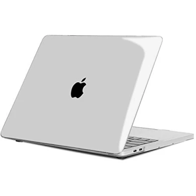Abbildung von TECOOL Hülle Kompatibel mit MacBook Pro 15 Zoll 2019 2018 2017 2016 Touch Bar A1990 A1707, Ultradünne Schutzhülle Hartschale Transparent Case, Klar