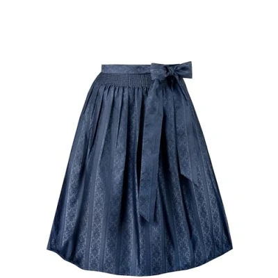 Abbildung von Stockerpoint Corinna Damen Midi Dirndlschürze, Blau, 40 44