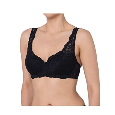 Abbildung von Triumph Damen Halbschalen BH Amourette Charm WHP, Schwarz (Black 04), 85D (Herstellergröße: 38D)
