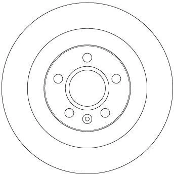 Abbildung von TRW DF6970 Bremsscheibe 302 12 5 108 voll lackiert VOLVO: XC40