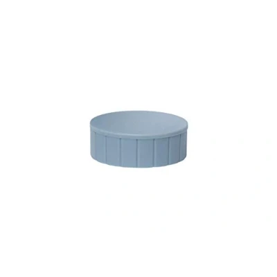 Abbildung von MAUL Magnete MAULsolid Ø38mm (10 Stück) Mini aus Kunststoff mit 2,5kg Haftkraft Starke für Whiteboard und Magnettafel ideal Büro, Homeoffice Werkstatt Grau
