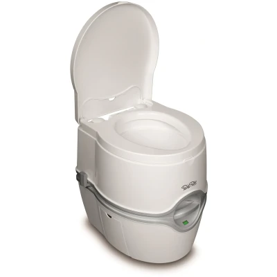 Abbildung von Thetford 92820 Porta Potti 565P Tragbare Toilette Qube, Weiß Grau, 448 x 388 450 mm
