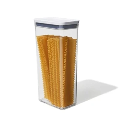 Abbildung von OXO Good Grips POP Behälter luftdichte, stapelbare Aufbewahrungsbox mit Deckel für Lebensmittel 3,5 l Nudeln und mehr, Weiß