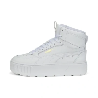 Abbildung von puma Karmen Rebelle MID Sneaker high whitepuma white, Damen, Größe: 40.5, white Leder und lederimitat
