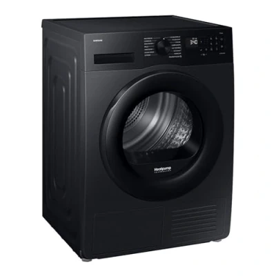 Abbildung von Samsung Wärmepumpentrockner, 9 kg, EEK: A+++, AI Wäschetrockner mit WiFi SmartThings App, LED Display, Hygiene Programm, Air Refresh, Knitterschutz, Schwarz, DV90DG52A0ABEG