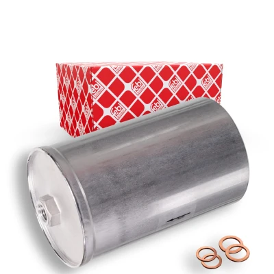 Abbildung von FEBI BILSTEIN 103011 Kraftstofffilter Leitungsfilter mit Dichtring SAAB: 9 3 Hatchback