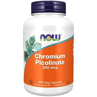 Abbildung von Now Foods, Chromium Picolinate, 200 mcg (Kapseln, 250, stück)