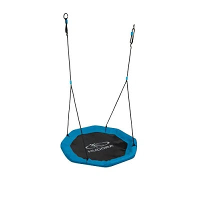 Abbildung von Hudora 72168/00 Nestschaukel, schwarz/blau, 110 cm