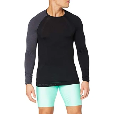 Abbildung von Ortovox Herren 120 Comp Light Undershirt, Black Raven, M EU