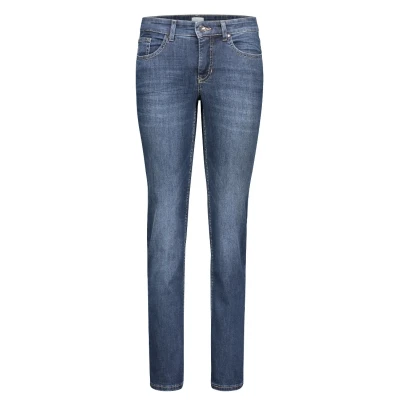 Abbildung von MAC Jeans Melanie Straight Leg, Damen, Größe: 38x32, Blue